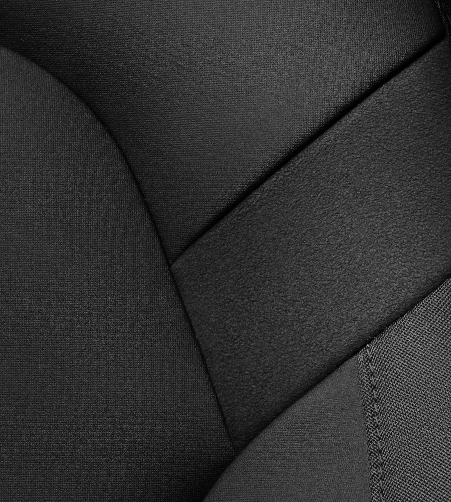Detailed view of the WeaveTech upholstery on the seat in the Polestar 2