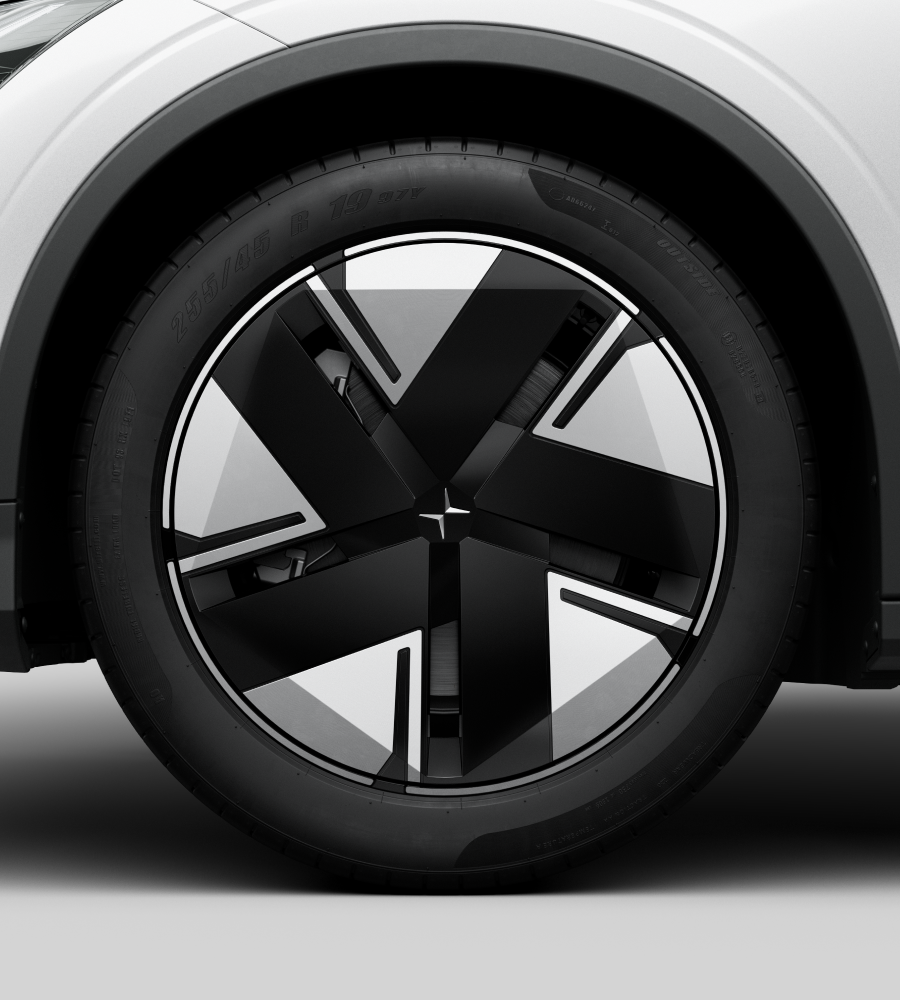 Detailed image of the 19 inch Aero wheels