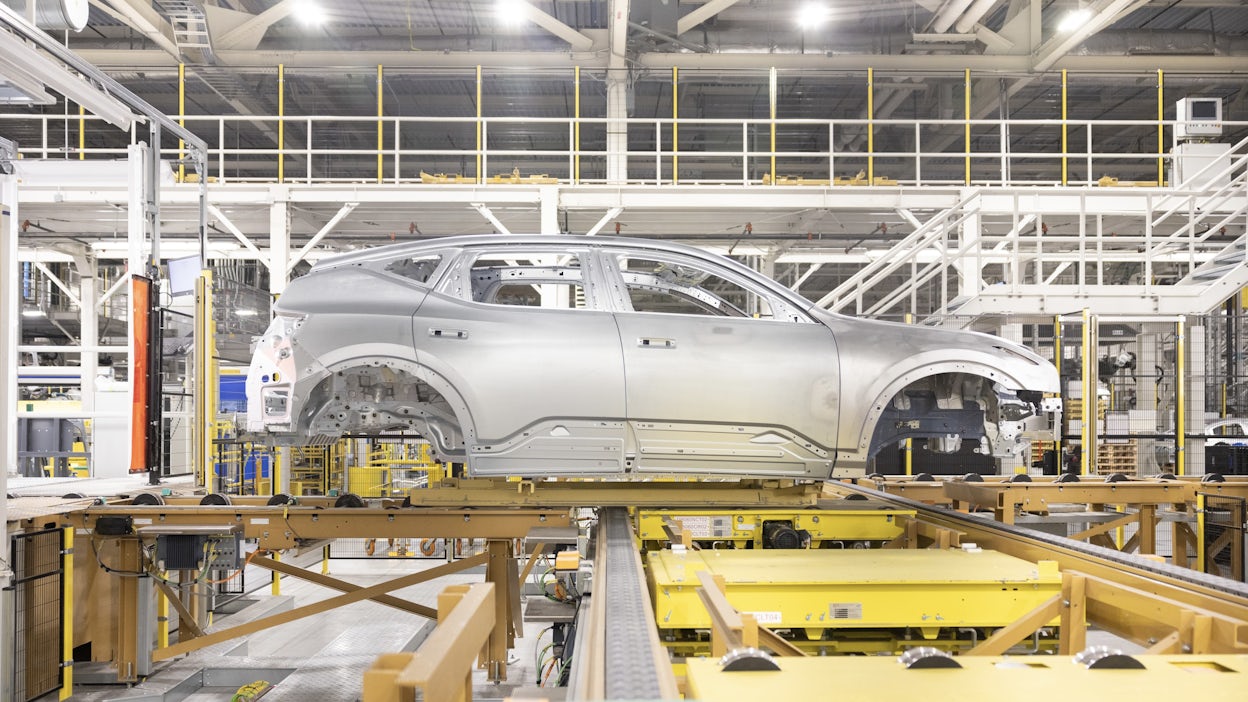 Polestar 3 being manufactured in Ridgeville, South Carolina factory .