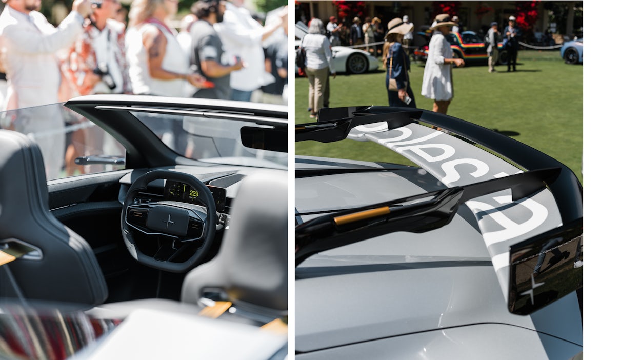 Interior and rear wing of Concept BST