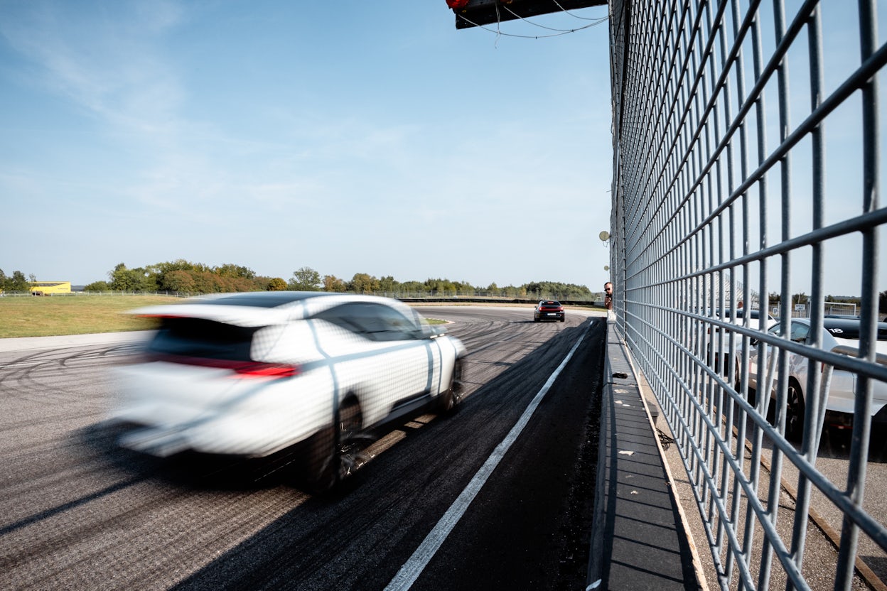 Polestar 3 racing around track