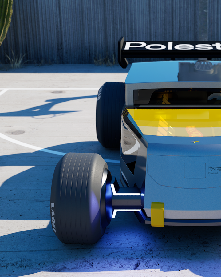 Design contest Polestar H₂Hotrod front view